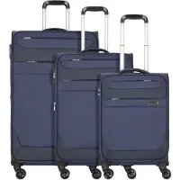 Worldpack Ensemble de bagages bleu foncé