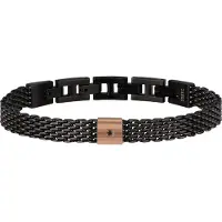 Breil Bracelet or rose / noir