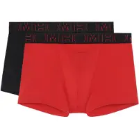 Hom Boxers bleu marine / rouge