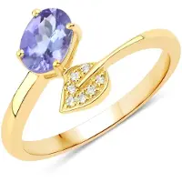 Rafaela Donata Bague jaune d'or / bleu violet