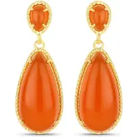 Rafaela Donata Boucles d'oreilles jaune d'or / orange