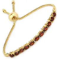 Rafaela Donata Bracelet jaune d'or / bordeaux