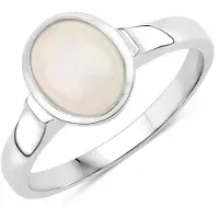Rafaela Donata Bague argent / blanc perle