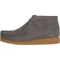 Clarks Chaussures Evo Wallabee hommes - Grey Suede