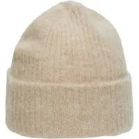 Selected Bonnet 'Maline' beige chiné