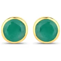 Rafaela Donata Boucles d'oreilles jaune d'or / vert
