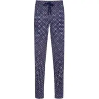 Mey Pantalon de pyjama 'Tie Minimal' bleu foncé / rouge / blanc