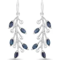 Rafaela Donata Boucles d'oreilles marine / argent