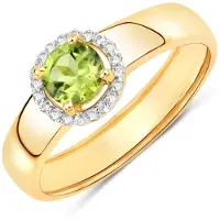Rafaela Donata Bague jaune d'or / citron vert / blanc