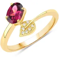 Rafaela Donata Bague jaune d'or / rouge / argent