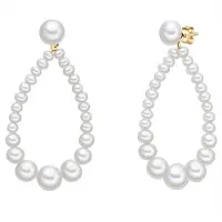 Valero Pearls Boucles d'oreilles blanc