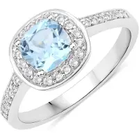 Rafaela Donata Bague bleu ciel / argent
