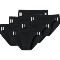 Schiesser Slip noir / blanc