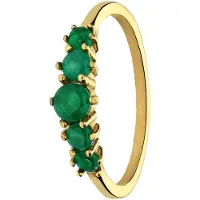 Lucardi Bague or / vert