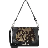 Campomaggi Sac bandoulière beige / noir