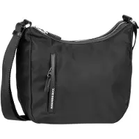 Mandarina Duck Hunter Hobo Medium Shoulder Bag Noir