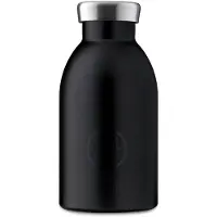 24Bottles Récipient isotherme 'Clima' noir / argent