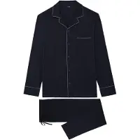 Hom Pyjama long bleu marine