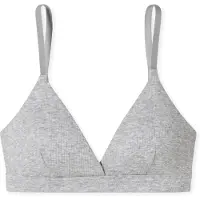 Schiesser Soutien-gorge ' Pure Rib ' gris chiné