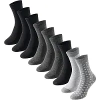 Schiesser Chaussettes gris / gris clair / gris foncé / noir