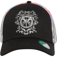 Carlo colucci Casquette 'Dengg' mélange de couleurs / noir