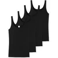 Schiesser Maillot de corps 'Essentials' noir