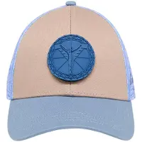Carlo colucci Casquette bleu / rose ancienne