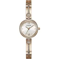 GUESS Montre à affichage analogique 'LOVEY' or rose