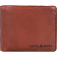 Green Burry Porte-monnaies 'Vintage Washed' marron