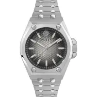 Philipp Plein Montre à affichage analogique 'Plein Extreme Gent' noir / argent
