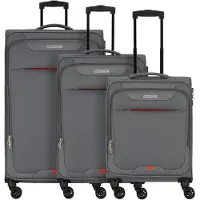 American Tourister Ensemble de bagages 'Street Roll' gris