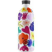 24Bottles Gourdes '1000 ml' mélange de couleurs / blanc