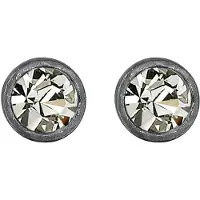 KUZZOI Boucles d'oreilles noir / blanc