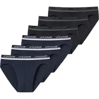 Schiesser Slip noir / blanc cassé