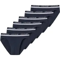 Schiesser Slip bleu foncé / blanc