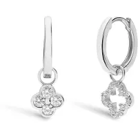 Lucardi Boucles d'oreilles 'Klassisch' argent
