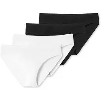 Schiesser Slip ' Serie "95/5" ' mélange de couleurs / noir / blanc
