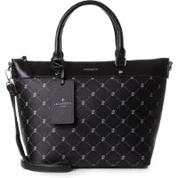 Lazarotti Sacs à main 'Palermo' gris / noir