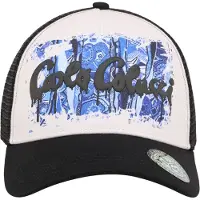 Carlo colucci Casquette ' Denicolo ' bleu / noir / blanc
