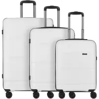 D&N Ensemble de bagages 'Travel Line 4300' blanc