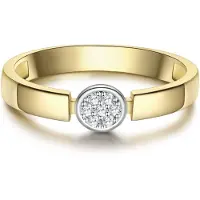 Rafaela Donata Bague or / blanc