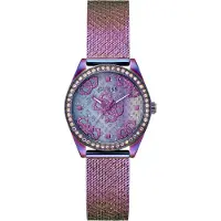 GUESS Montre à affichage analogique 'BOA' violet