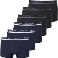 Schiesser Boxers bleu marine / gris / noir / blanc