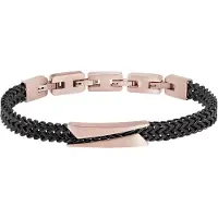 Breil Bracelet or rose / noir