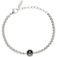Breil Bracelet noir / argent
