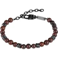 Breil Bracelet rouge foncé / noir