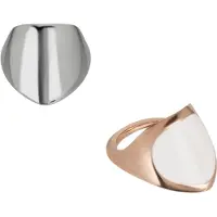 Breil Bague or rose / argent