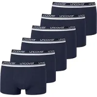 Schiesser Boxers bleu foncé / blanc