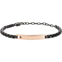 Breil Bracelet or rose / noir