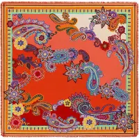 Roeckl Foulard 'SUMMER VIBES' bleu / vert / violet / orange